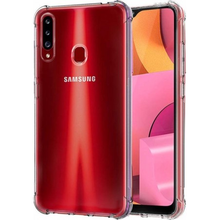 Samsung Galaxy A20s Anti Shock Hoesje -Transparant