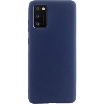 Samsung Galaxy A41 Hoesje Donker Blauw - Siliconen Back Cover