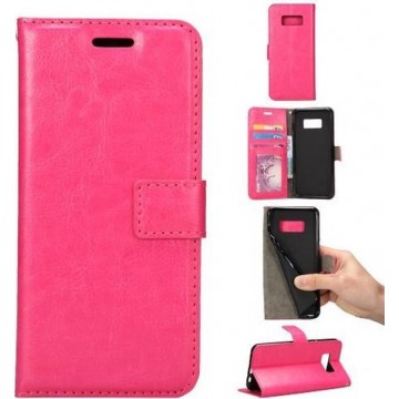 Samsung Galaxy S8 Plus portemonnee hoesje - roze