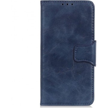 Shop4 - Huawei Y6 2019 Hoesje - Wallet Case Cabello Donker Blauw
