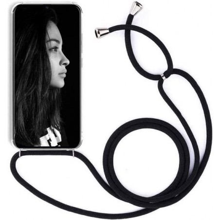 Samsung Galaxy S10 Lite 2020 Hoesje Case met Schouder Nek Draagriem - Ketting Koort Lanyard Schouder Tas