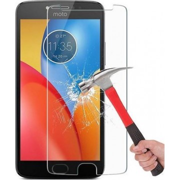 Tempered bescherm glass / Glazen screenprotector voor Motorola Moto E4