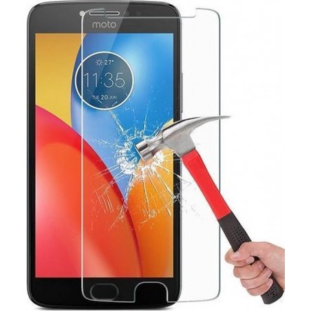 Tempered bescherm glass / Glazen screenprotector voor Motorola Moto E4