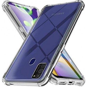 Samsung Galaxy A21S - Anti -Shock Silicone Hoesje - Transparant