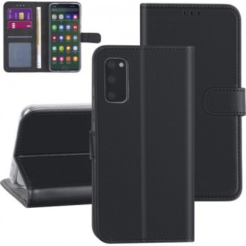 Samsung Galaxy S20 zwart Booktype hoesje - Kaarthouder