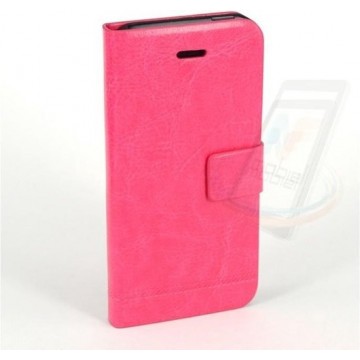 Apple iPhone 5/5s/SE Pasjeshouder Roze Booktype hoesje - Magneetsluiting