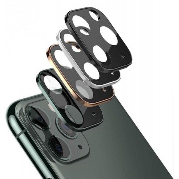 Apple iPhone 11 Pro / Pro Max - Camera Lens Metal Ring Protector - Goud