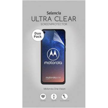 Selencia Duo Pack Ultra Clear Screenprotector voor de Motorola One Vision