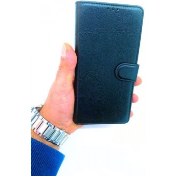 Huawei P Smart 2020 Zwart Portemonnee Wallet Case -TPU  hoesje met pasjes Flip Cover - Boek  beschermend Telefoonhoesje