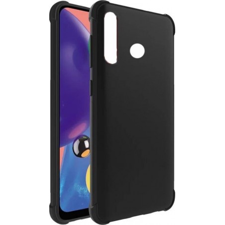 Shockproof Soft TPU hoesje zwart Silicone Case Motorola Moto G8 Power