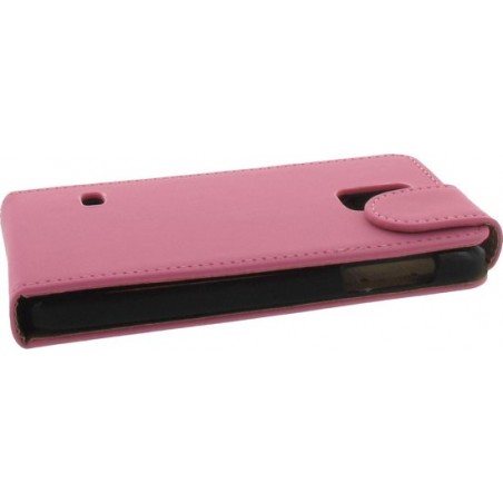 Samsung Galaxy S5 Mini Flipcase Hoesje Roze