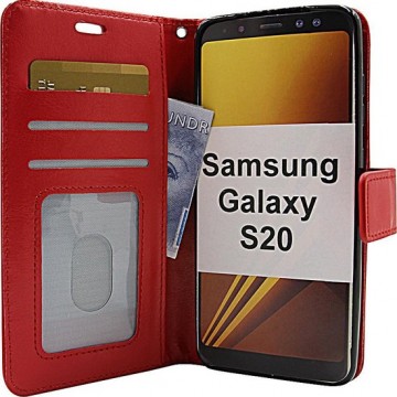 Samsung Galaxy S20 5G - Bookcase Rood - portemonee hoesje