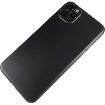 Apple iPhone 11 Pro - Ultra dun transparant hard hoesje Liv zwart