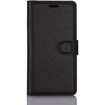 Samsung Galaxy S8 - Litchi Wallet Case - Zwart