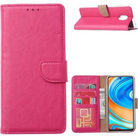 Xiaomi Redmi Note 9 Pro / Note 9S - Bookcase Roze - portemonee hoesje