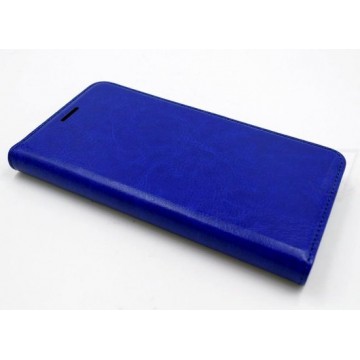 Samsung Galaxy J5 (2015) Pasjeshouder Blauw Booktype hoesje - Magneetsluiting (J500F)