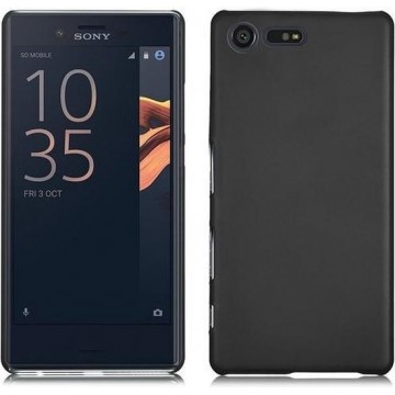 Sony Xperia X Compact  Smartphone Hoesje Tpu Siliconen Case Zwart