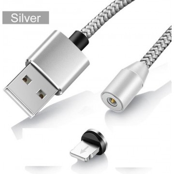 Elough E360 - draaibaar - Magnetische oplaadkabel - USB-Lightning (Iphone/Ipad) kabel - soft blauwe LED verlichting