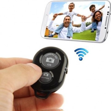 Bluetooth remote shutter voor smartphone iPhone Samsung en selfie stick