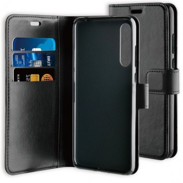 BeHello Gel Wallet Case Zwart voor Huawei P20 Pro