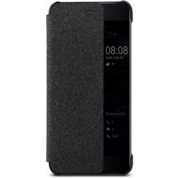 Huawei view flip cover - donker grijs - voor Huawei P10 Plus