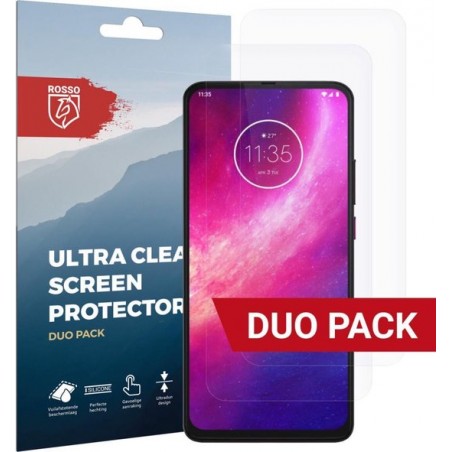 Rosso Motorola One Hyper Ultra Clear Screen Protector Duo Pack