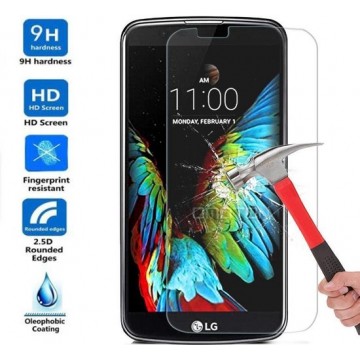 1+1 Gratis Actie LG K10 Screenprotector Anti barst Glas bescherm Tempered glass