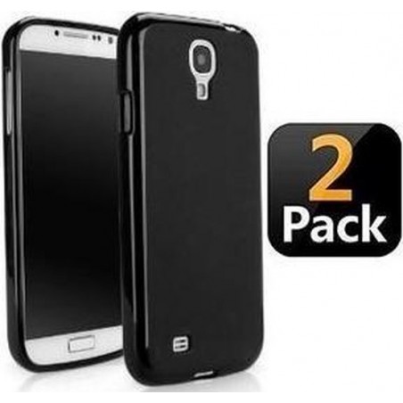 Samsung S4 Mini Hoesje Siliconen Zwart 2 STUKS