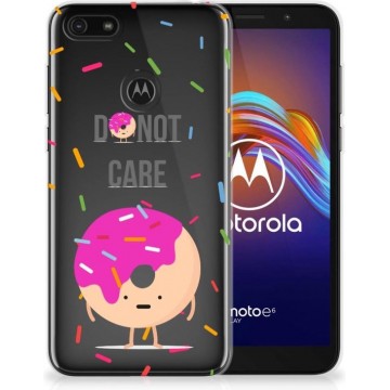 Smartphone hoesje Motorola Moto E6 Play Silicone Case Donut
