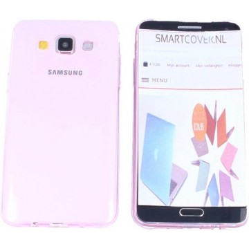 Samsung Galaxy S6, 0.35mm Ultra Thin Matte Soft Back Skin case Transparant Roze