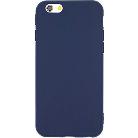 Siliconen telefoonhoesje matte iPhone Xs - Blauw