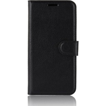 Iphone 11 pro max booktype hoesje zwart met pasjeshouder en magneetsluiting