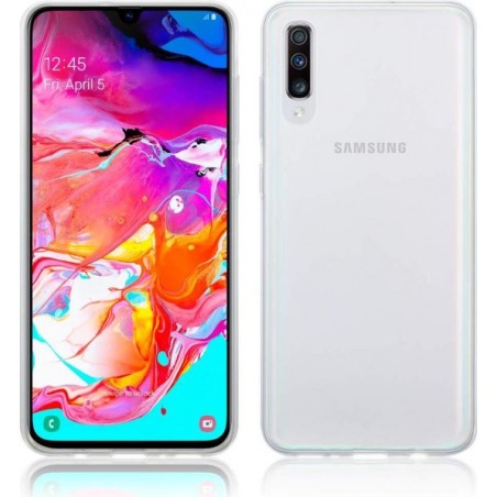 Samsung Galaxy A70 hoesje, gel case, volledig doorzichtig - Telefoonhoesje geschikt voor: Samsung Galaxy A70