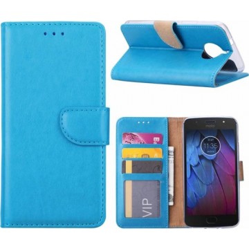 Motorola Moto E4 Plus - Bookcase Turquoise - portemonee hoesje