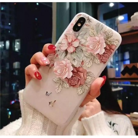 basichoesjes Designer Rose Alexandrië 2 sliconen hoesje Samsung Galaxy A20/A30