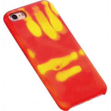 Verkleurend Telefoon Hoesje Temperature Fire Case Rood naar Geel | iPhone 7 Plus