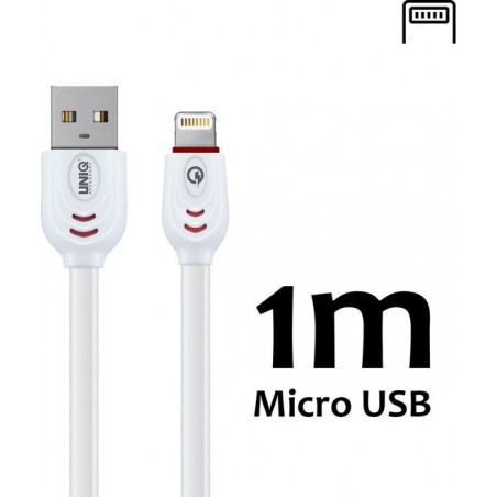 UNIQ Accessory Apple Lightning Kabel Fast charging/data transfer - Wit