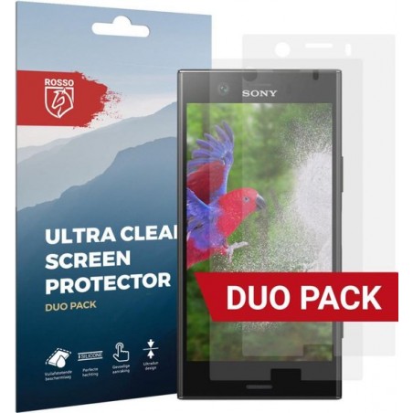 Rosso Sony Xperia XZ1 Compact Ultra Clear Screen Protector Duo Pack