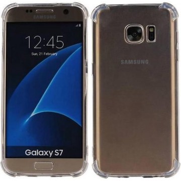 Samsung Galaxy S7 Hoesje Schokbestendig Transparant TPU Backcover