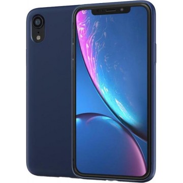 iphone xr hoesje blauw - Apple iPhone xr hoesje siliconen case - hoesje iPhone xr apple - iPhone xr hoesjes cover hoes