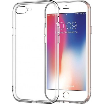 Apple iPhone 7 Plus & 8 Plus Hoesje - Siliconen Back Cover - Transparant