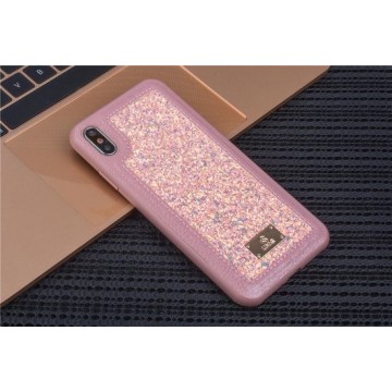 UNIQ Accessory iPhone Xs Max Hard Case Backcover glitter - Roze