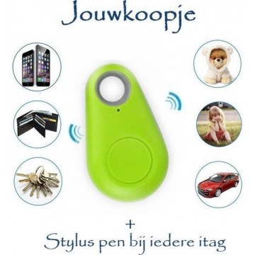 iTag keyfinder GPS tracker (GROEN) huisdieren bagage + stylus pen