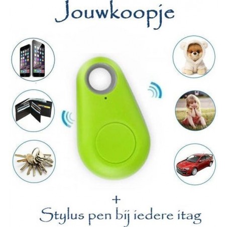 iTag keyfinder GPS tracker (GROEN) huisdieren bagage + stylus pen