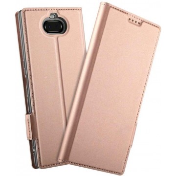 Sony Xperia 10 Plus hoesje - TPU Wallet Case - rose goud
