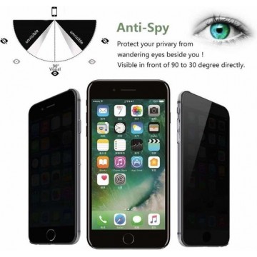 Apple iPhone 7 / 8 Privacy Glazen Screenprotector / Anti Spy Tempered Glass