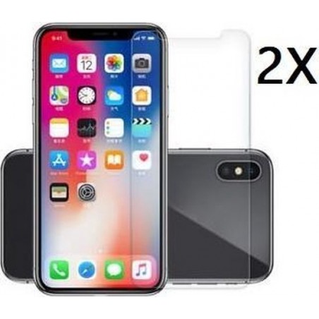 Ntech 2 Stuks Screenprotector Tempered Glass Glazen - Apple iPhone XR