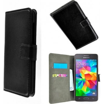 Wallet Book Case Hoesje voor Samsung Galaxy Grand Prime Plus - Zwart