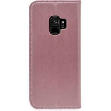 Samsung Galaxy S9 Pasjeshouder Roze Booktype hoesje - Magneetsluiting (G960)