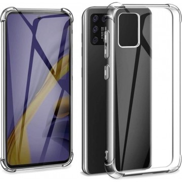 Samsung A51 Hoesje Shock Proof Case Transparant - Samsung A51 Anti Shock Hoesje Case Back Cover - Doorzichtig